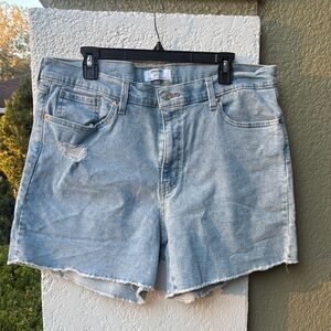 Levi's Women's Distressed Light Blue Jean Shorts NWOT